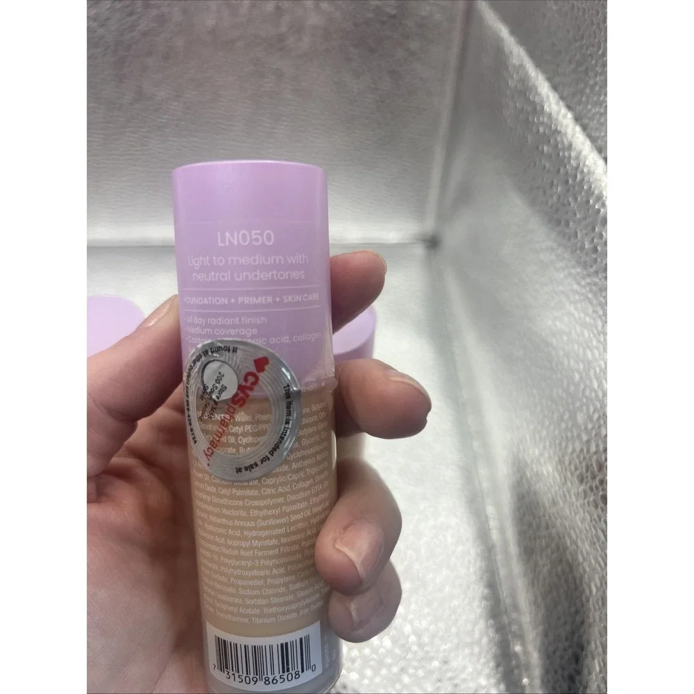 JOAH Crystal Glow Peptide-Infused Foundation, 2-in-1 Multitasking Korean Makeup